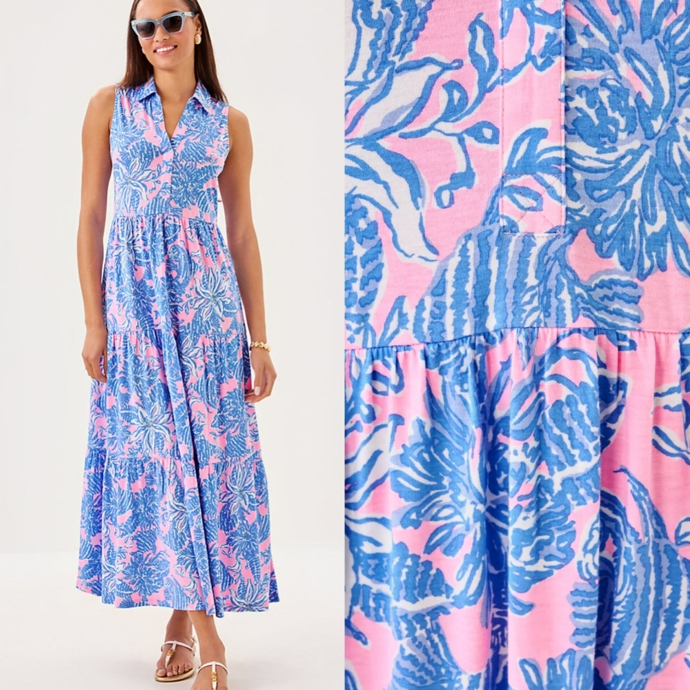 NWOT Lilly Pulitzer Riegan Maxi Dress
